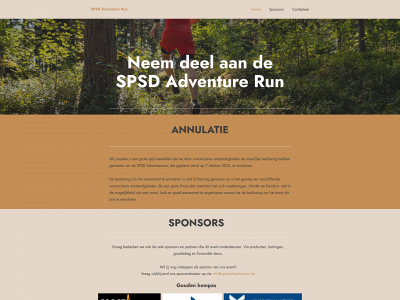 spsd-adventurerun.be snapshot