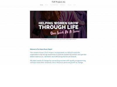 www.tufproject.org snapshot
