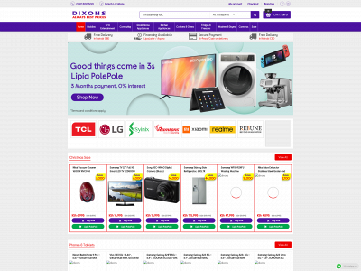 dixons.co.ke snapshot