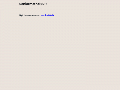 seniormaend60plus.dk snapshot