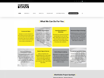 cliffordsigns.com snapshot