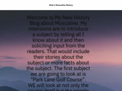 ricksmuscatinehistory.com snapshot