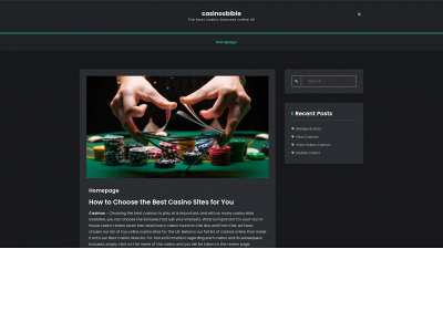 casinosbible.co.uk snapshot