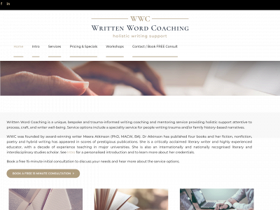 writtenwordcoaching.com snapshot