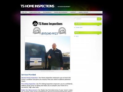 tshomeinspect.com snapshot