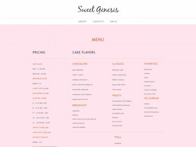 www.sweetgenesis.com snapshot