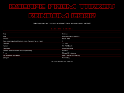 eft.tools snapshot