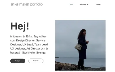 erikamayerportfolio.se snapshot