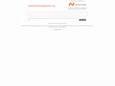 workstressmanagement.org snapshot