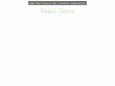 gaiasvoices.com snapshot