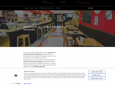 www.restaurantelanarda.com snapshot