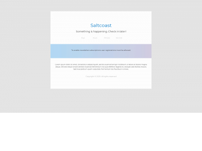 saltcoast.co.uk snapshot