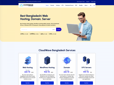 cloudwavebd.com snapshot