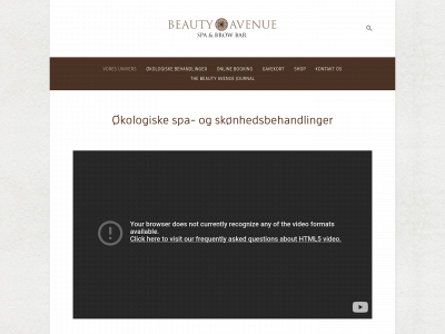 beautyavenue.dk snapshot