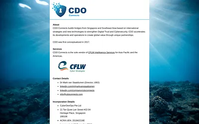 cdoconnects.com snapshot
