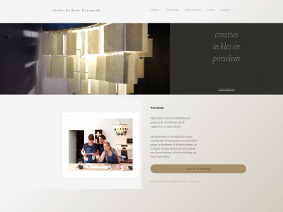 www.lindabollenskeramiek.com snapshot