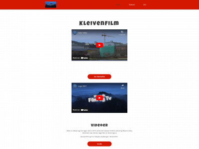 kleivenfilm.no snapshot