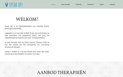 speakuplogopedie.be snapshot