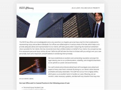 90210attorney.com snapshot