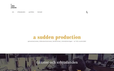 suddenproduction.se snapshot
