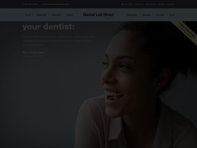 dentallab-direct.com snapshot