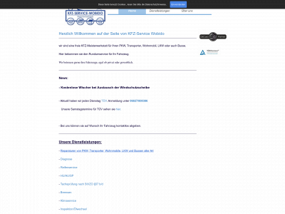 kfzservicewobido.de snapshot
