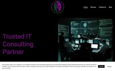 darkknightcyber.tech snapshot