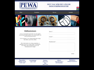pewaindustri.se snapshot