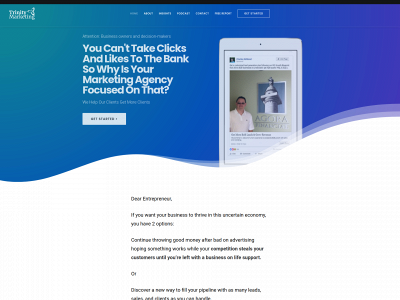 trinitymarketingagency.com snapshot