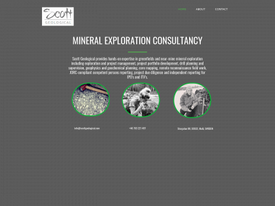 scottgeological.com snapshot