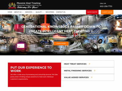 phoenix-heat-treating.com snapshot