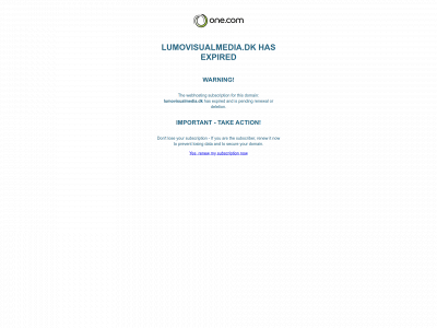lumovisualmedia.dk snapshot