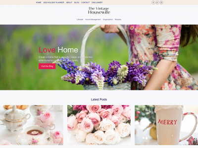 thevintagehousewife.me snapshot