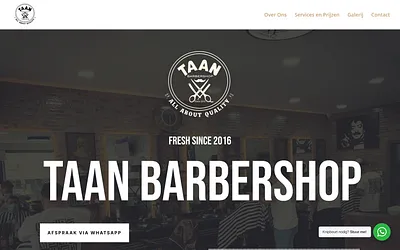 taanbarbershop.be snapshot