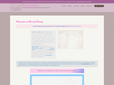 pivotalpoetry.com snapshot