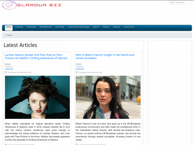 glamourbiz.com snapshot