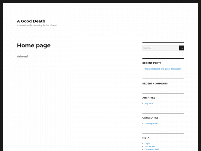 a-good-death.com snapshot