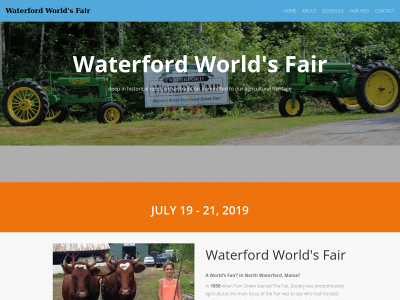 waterfordworldsfair.org snapshot