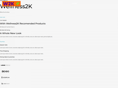 wellness2k.com snapshot