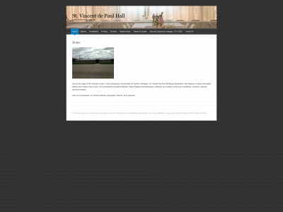 stvincentdepaulhall.com snapshot