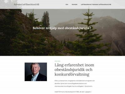advokatleifbaecklund.se snapshot