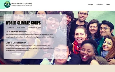 worldclimatecorps.org snapshot