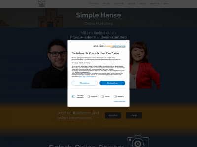 simplehanse.de snapshot