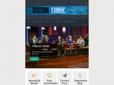 sharktankfansite.com snapshot