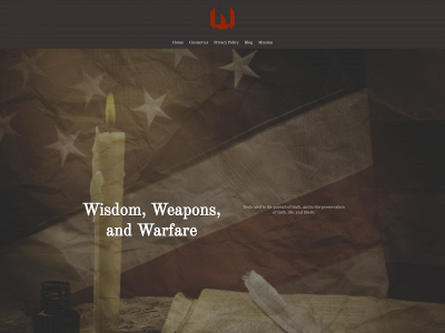 wisdomweaponsandwarfare.com snapshot