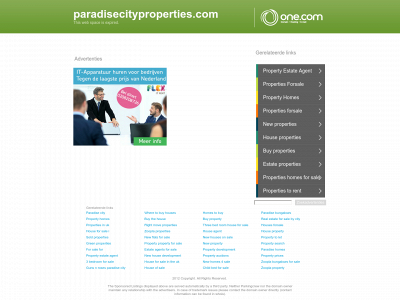 paradisecityproperties.com snapshot