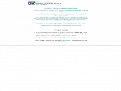 spcservices.uk snapshot