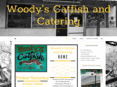 woodyscatfishandcatering.com snapshot