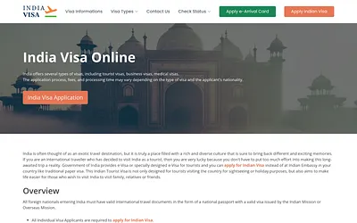 www.india-evisa.org snapshot