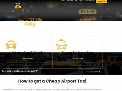 awesome-airport-taxis.com snapshot